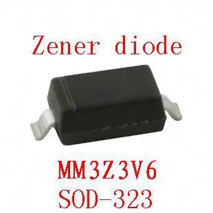 0805 smd стабилитрон sod-323 MM3Z3V6 100pc