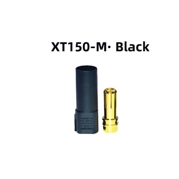 10 kom. Crni XT150-M 6 mm Metak Priključak Adaptera Muški i Ženski Priključak Visok Nazivna Struja Pogodan za RC Litij-Polimer Baterija