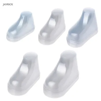 10 kom / pak. Prozirne Plastične Dječje Booties, Čarape za prikazivanje, PVC Plastike
