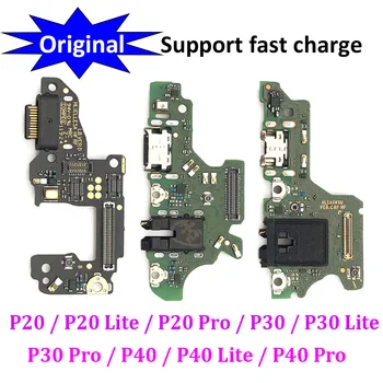 100% Original Za Huawei P9 P10 P20 P30 Pro Lite Plus P20Pro P40 Lite E USB Priključak Za Punjenje Priključak priključne Stanice Punjač Priključak Ploče