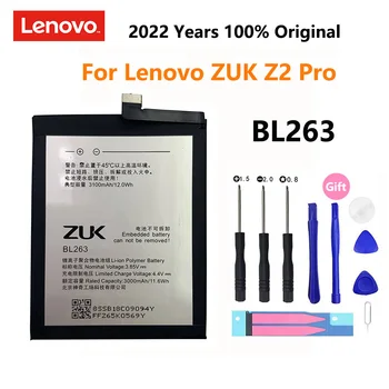 100% Originalni 3100 mah BL263 Baterija Za Lenovo ZUK Z2 Pro Z2Pro Z2121 Mobilnog Telefona Zamjena Baterije Bateria
