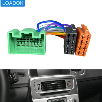 16-Pinski Auto Stereo CD Radio ISO Power Speak Ožičenje Kabel Adapter za Volvo S40 V40 S70 V70 S60, S80 2000-2018