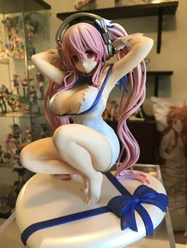 17 cm japanske anime СониКоми (Super Сонико) 1/7 Hestija vere. PVC Kawai Figurica Naplativa Slatka Seksi Model Igračke Za Djecu