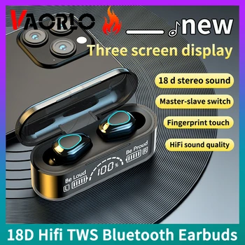 2022 Nove Slušalice TWS Bluetooth 5,2 Bežične Slušalice Sportske Slušalice s redukcijom šuma na Dodir stereo Slušalice Hi-Fi 3500 mah