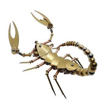 3D Metalni model Škorpiona Mehanička Insekt Ručne Mehaničke Model set Home Dekor Prikupljene Igračke Za Djecu - Gotovo