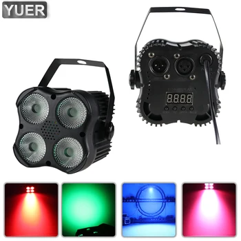 4 Oči LED RGB 3В1 Par Light DMX512 Voice Contro Za DJ Disco Scene Plesna Dvorana Večernje Unutarnji Bar Profesionalni pozadinski svjetlo