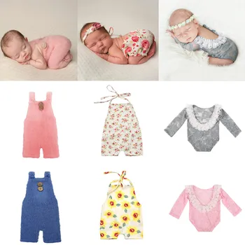 4 Stil Odjeće Za Novorođenčad Fotografija Cvjetne Čipke Odjeća Dječja Sto Dana Foto Odijelo Rekvizite