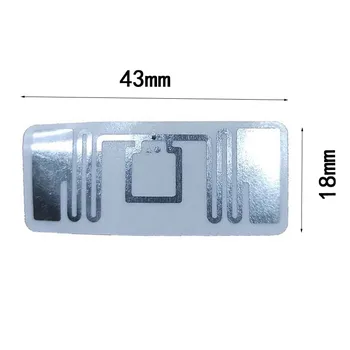 50шт ISO18000-6C Različitih veličina Pasivna Ljepljive Naljepnica Naljepnica UHF RFID Tag