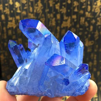 70-100 g posebnih malih komada prirodnog plavog kristala razredi neobrađena kamena demagnetiziranje i čišćenje zbirke uzoraka