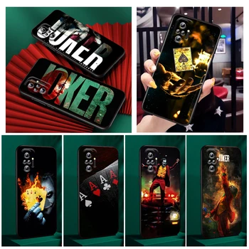 Anime Luksuzni Joker Art Torbica Za Telefon Xiaomi Redmi Note 11E 11S 11 11T 10 10S 9 9T 9S 8 8T Pro Plus 5G Crna Torbica Funda