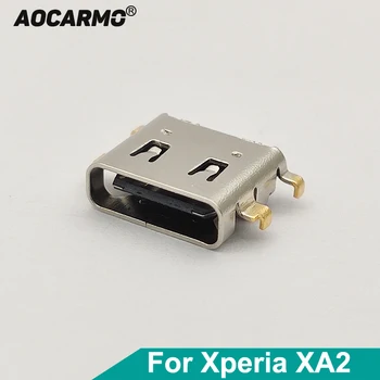 Aocarmo Tip-C Punjenje preko USB Punjač priključke i Priključke Za Sony Xperia XA2 Fleksibilan Kabel Priključak za priključnu Stanicu Pomoćni Dio H3113 H4113