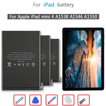 Baterija od 5124 mah za Apple iPad mini 4 mini4 A1538 A1546 A1550 iPadmini4