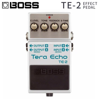 BOSS TE-2 Tera Echo Vrsta Odjeka Gitaru Učinak Kompaktni Papučicu Mini uređaj za električnu gitaru