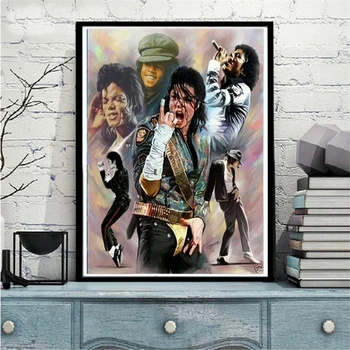 Diy 5d Rhinestones Pun Trg/kružna Bušilica Mozaik Diamond Slikarstvo Michael Jackson Setovi Za križićima Diamond Vez WG211