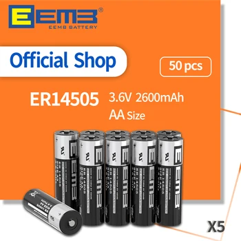 EEMB 50 KOM 3,6 v AA Baterija ER14505 Litij Baterija 14505 2600 mah неперезаряжаемая za Signalizaciju plinomjer Senzor Prozora Home Monitor