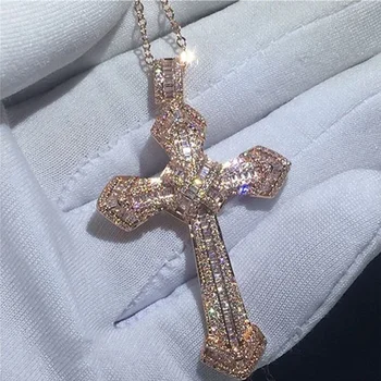 Egipatska ogrlica s križem Krista od nehrđajućeg čelika Modni prihod Božji blagoslov Najbolji poklon za sretan i miran život