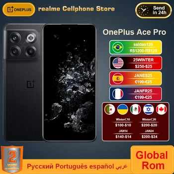Globalna ugrađena memorija OnePlus Ace Pro 5G Mobilni telefon Snapdragon 8 + Gen 1 16 GB RAM-a 120 Hz 6,7 