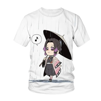 Harajuku Demon Slayer, Majica Za Žene I Muškarce Crtani Anime 3D Print Oversize Moderan Majice Za Djevojčice I Dječake Casual Odjeća Majice