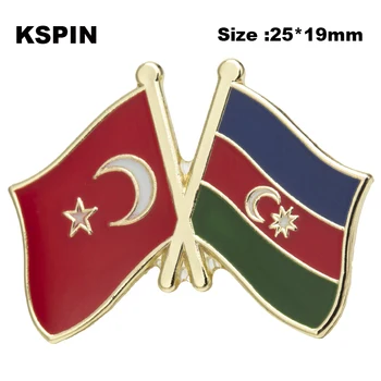 Ikona zastava prijateljstva Turske I Azerbejdžana