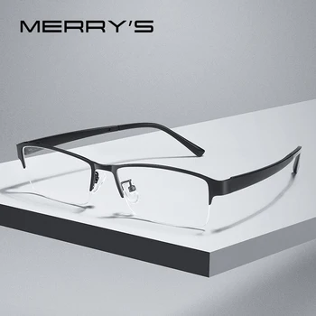 MERRYS DIZAJN Muške Naočale Iz Legure titana Okvira TR90 Noge Recept Naočale Optički Okvira Poslovni Stil S2216