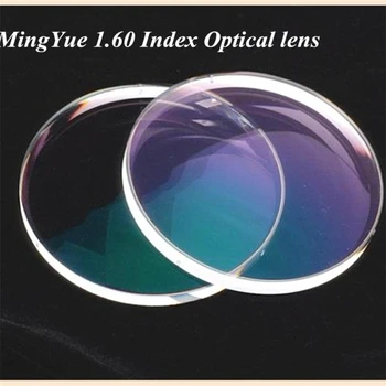 Mingyue 1,60 ultra-tanki clamshell to objektiv od smole s indeksom kratkovidnosti recept leće besplatno snimanje 1,60 okvira leće Oculos De Grau