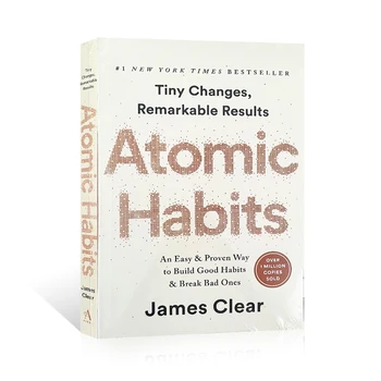 Pravi engleskom knjige Atomic Habits James Клира Jednostavna i kvalitetna knjiga-roman