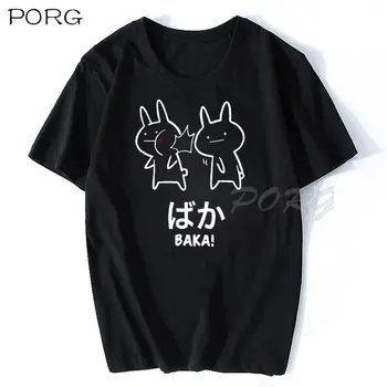 Rabbit Baka Ljetna Nova Majica u stilu hip-hop, Japanski Majica sa po cijeloj površini Anime Kawai, Muška t-Shirt Harajuku, Ulične Mode, Casual Muške t-Shirt 2022