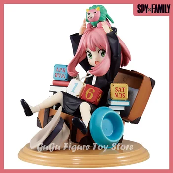 Spy X Family Anja Форджер Figurica 16 cm Anime Lik PVC Kip Naplativa Model Lutka Kawai i Uređenje Prostorija Uređenje Igračke za Poklon