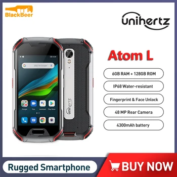 Unihertz Atom L Android 11 Izdržljivi Pametni telefon 6 GB + 128 GB Helio P60 Mobilni Telefon 48 Mp Stražnja Kamera Otključani Mobiteli 4300 mah NFC