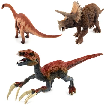 Veliki Velociraptor Dinosaur jurske Simulacijski Igračka Mekani PVC Plastike Ručno Oslikana Model Ljubimac Igračke za Djecu Božićni Dar