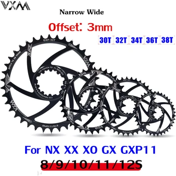 VXM Biciklistička Zvjezdicom GXP Uska Široka Mtb Biciklu Zvjezdicom 30T 32T 34T 36T 38T Za SRAM GXP XX1 X9 XO X01 gx11 Eagle NX radilica