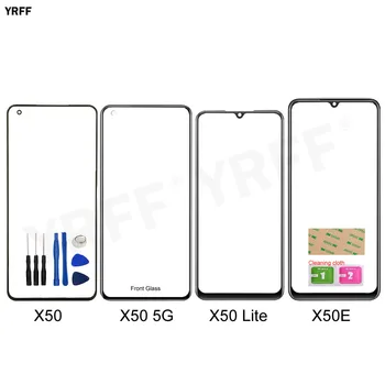 Za Vivo X50 Lite Prednji Stakleni touchpad Za Vivo X50 X50E (bez zaslona osjetljivog na dodir) Vanjski stakleni poklopac Popravke Montaža Dijelova