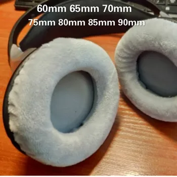 Zamjenjive jastučići za uši od Baršunasta pjene 60 mm 65 mm 70 mm 75 mm 80 mm 85 mm 90 mm Opće Sivi Jastuci za SONY za Slušalice Sennheiser