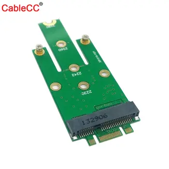 Zihan 50 mm Mini PCI-E 52Pin mSATA SSD M. 2 NGFF B-key Adapter Dodati na Kartice PCBA