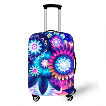 šarena torbica za prtljagu s bojama duge za putovanja, nalik na torbica za kofer, zaštita od prašine, torbica za oznake kolica, zaštitne navlake