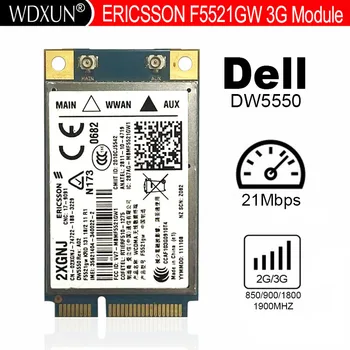 Разблокированная DW5550 Ericsson F5521gw 3G Bežična Mini-Kartica PCI-E za Dell WCDMA i HSPA WWAN Mobilni Širokopojasni Pristup, HSPA, 3G, Wlan Kartica GPS